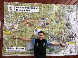 Trail du Petit Ballon Karte