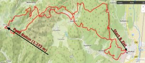 Karte Trail du Petit Ballon 2017
