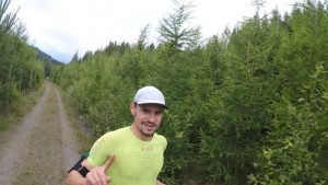 Gemeinsame Kilometer mit Marco Gränitz, später Platz 2. Gesamt